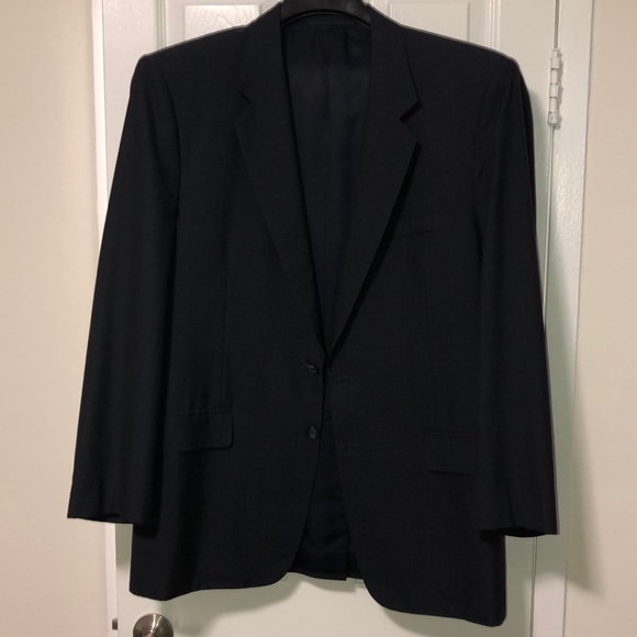 Super 120 Blue Plaid Four Season Men Suit